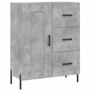 Credenza Grigio Cemento 69,5x34x180 cm in Legno Multistrato 3198669
