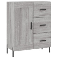 Credenza Grigio Sonoma 69,5x34x180 cm in Legno Multistrato 3198671