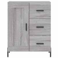 Credenza Grigio Sonoma 69,5x34x180 cm in Legno Multistrato 3198671