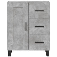 Credenza Grigio Cemento 69,5x34x180 cm in Legno Multistrato 3198685