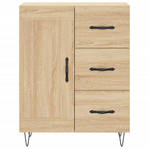 vidaXL Credenza Rovere Sonoma 69,5x34x180 cm in Legno Multistrato