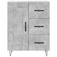 Credenza Grigio Cemento 69,5x34x180 cm in Legno Multistrato 3198693