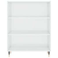 Credenza Bianco Lucido 69,5x34x180 cm in Legno Multistrato 3198707
