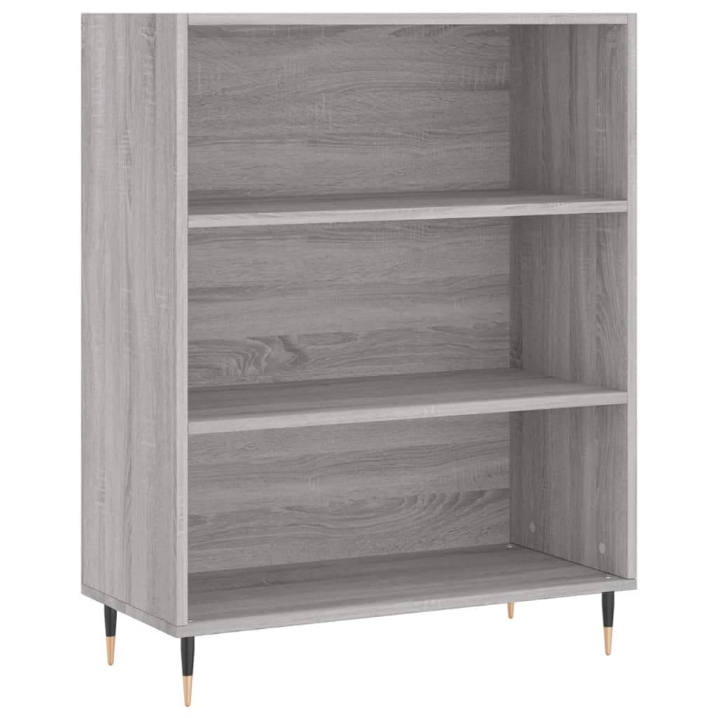 Credenza Grigio Sonoma 69,5x34x180 cm in Legno Multistrato 3198711