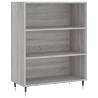 Credenza Grigio Sonoma 69,5x34x180 cm in Legno Multistrato 3198711