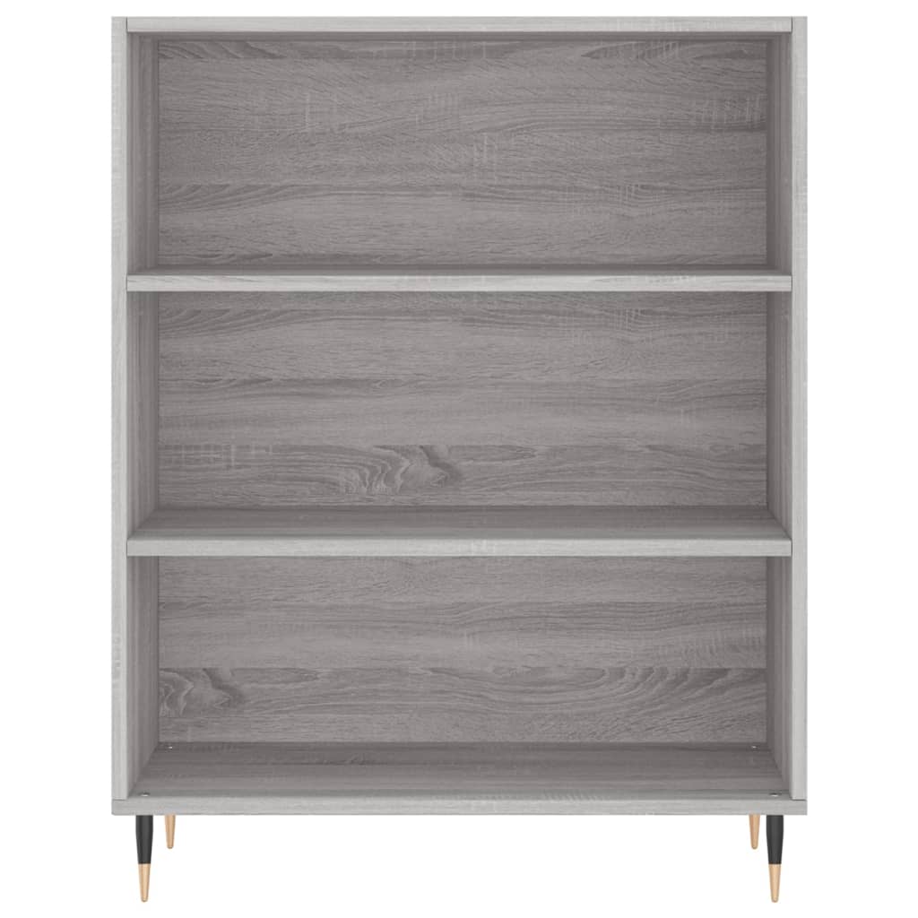 Credenza Grigio Sonoma 69,5x34x180 cm in Legno Multistrato 3198711