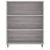 Credenza Grigio Sonoma 69,5x34x180 cm in Legno Multistrato 3198711