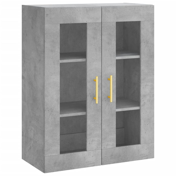 Credenza Grigio Cemento 69,5x34x180 cm in Legno Multistrato 3198717
