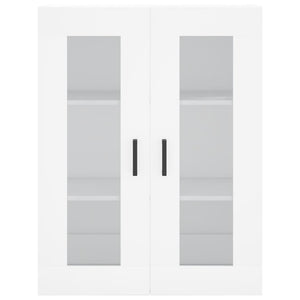 Credenza Bianca 69,5x34x180 cm in Legno Multistrato 3198721