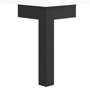 Credenza Bianco Lucido 69,5x34x180 cm in Legno Multistrato 3198723