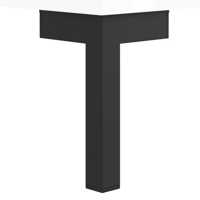 Credenza Bianco Lucido 69,5x34x180 cm in Legno Multistrato 3198723