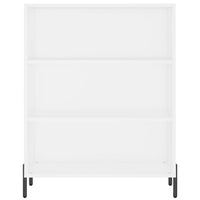 Credenza-Buffet-Armadio da cucina Bianca 69,5x34x180 cm in Legno Multistrato 299515