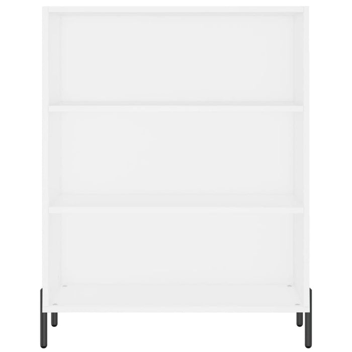 Credenza-Buffet-Armadio da cucina Bianca 69,5x34x180 cm in Legno Multistrato 299515