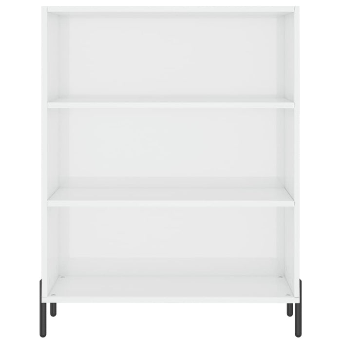 Credenza Bianco Lucido 69,5x34x180 cm in Legno Multistrato 3198731