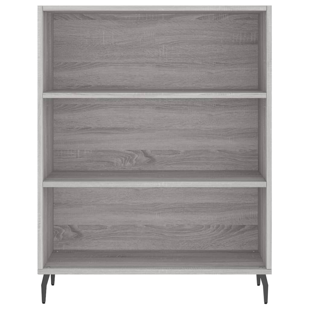 Credenza Grigio Sonoma 69,5x34x180 cm in Legno Multistrato 3198743