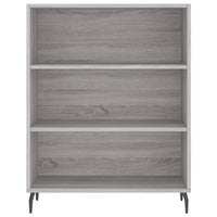 Credenza Grigio Sonoma 69,5x34x180 cm in Legno Multistrato 3198743