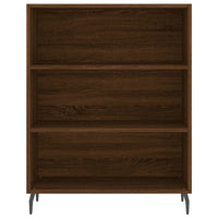 Credenza Rovere Marrone 69,5x34x180 cm in Legno Multistrato 3198744