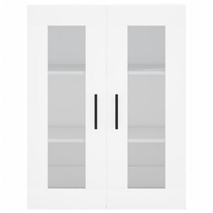 Credenza Bianca 69,5x34x180 cm in Legno Multistrato 3198745