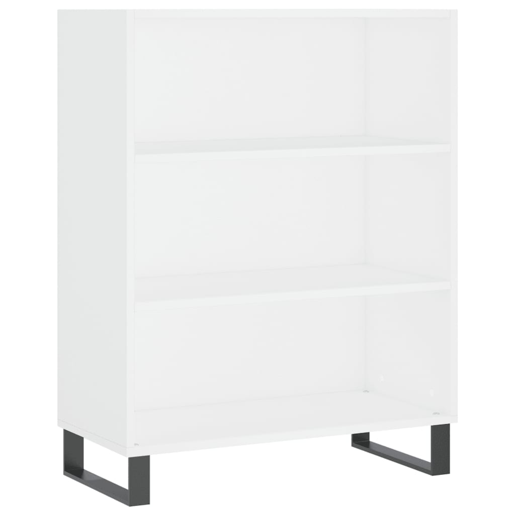 Credenza Bianca 69,5x34x180 cm in Legno Multistrato 3198745