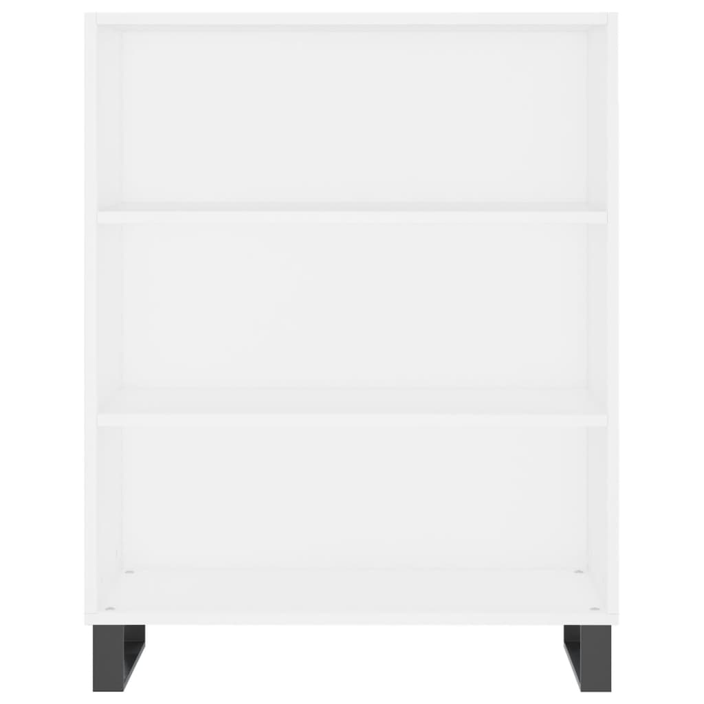 Credenza Bianca 69,5x34x180 cm in Legno Multistrato 3198745
