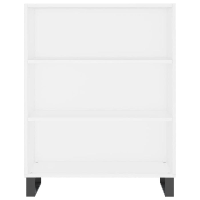 Credenza Bianca 69,5x34x180 cm in Legno Multistrato 3198745