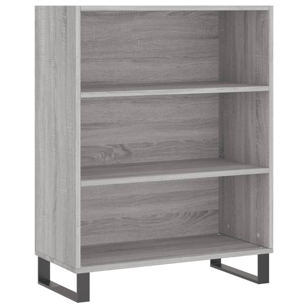 Credenza Grigio Sonoma 69,5x34x180 cm in Legno Multistrato 3198751