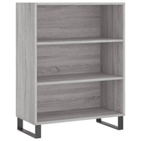 Credenza Grigio Sonoma 69,5x34x180 cm in Legno Multistrato 3198751