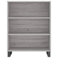 Credenza Grigio Sonoma 69,5x34x180 cm in Legno Multistrato 3198751