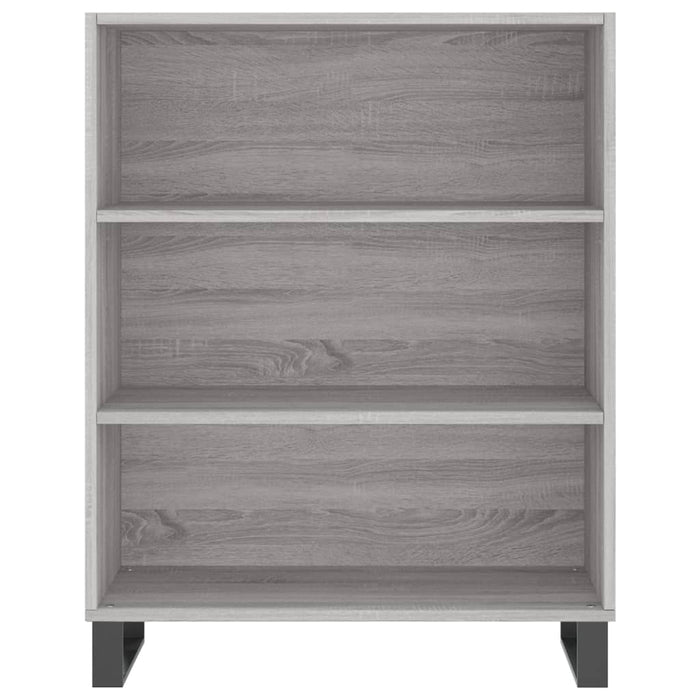 Credenza Grigio Sonoma 69,5x34x180 cm in Legno Multistrato 3198751