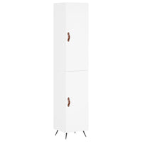 Credenza Bianca 34,5x34x180 cm in Legno Multistrato 3198761