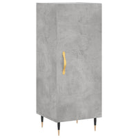 Credenza Grigio Cemento 34,5x34x180 cm in Legno Multistrato 3198773