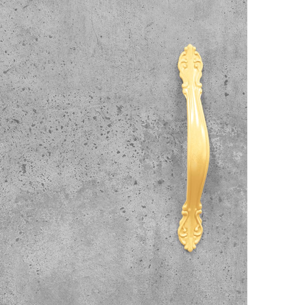 Credenza-Buffet-Armadio da cucina Grigio Cemento 34,5x34x180 cm in Legno Multistrato 885739