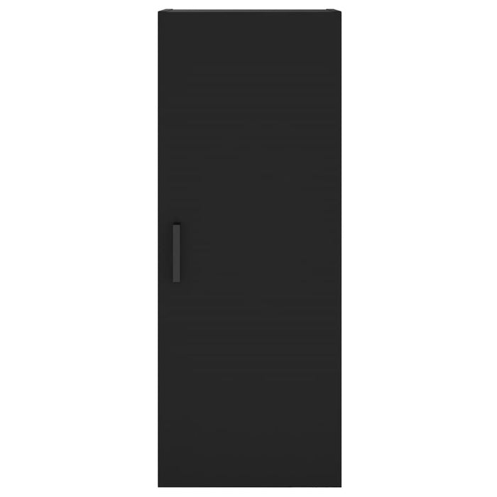 Credenza Nera 34,5x34x180 cm in Legno Multistrato 3198786