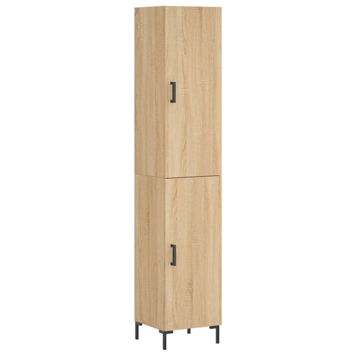 Credenza Rovere Sonoma 34,5x34x180 cm in Legno Multistrato 3198788
