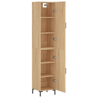 Credenza Rovere Sonoma 34,5x34x180 cm in Legno Multistrato 3198788