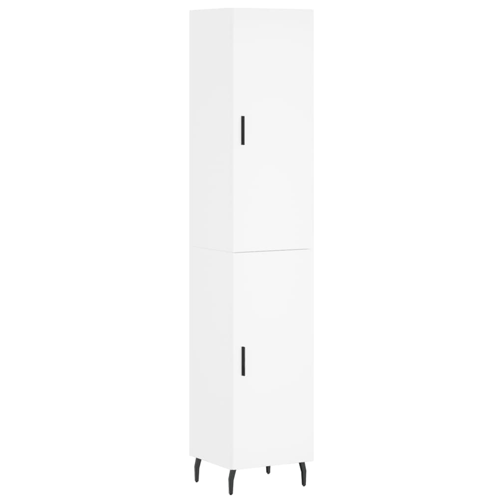 Credenza Bianca 34,5x34x180 cm in Legno Multistratocod mxl 125669