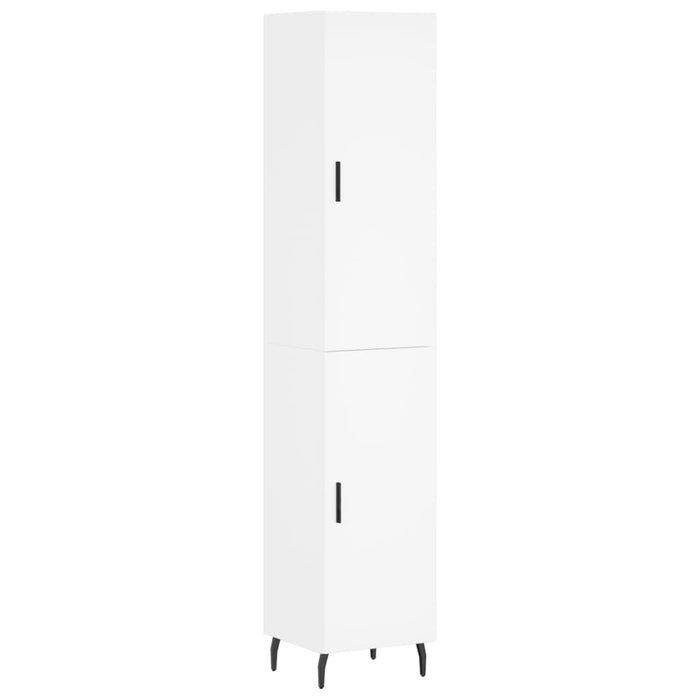 Credenza Bianca 34,5x34x180 cm in Legno Multistratocod mxl 125669