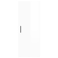 Credenza 34,5x34x180 cm in Legno Multistrato Bianco Lucido 3198803