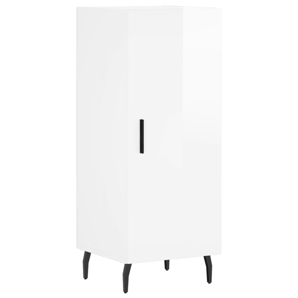 Credenza 34,5x34x180 cm in Legno Multistrato Bianco Lucido 3198803