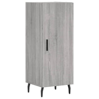 Credenza-Buffet-Armadio da cucina Grigio Sonoma 34,5x34x180 cm in Legno Multistrato 484530