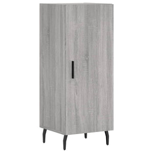 Credenza-Buffet-Armadio da cucina Grigio Sonoma 34,5x34x180 cm in Legno Multistrato 484530