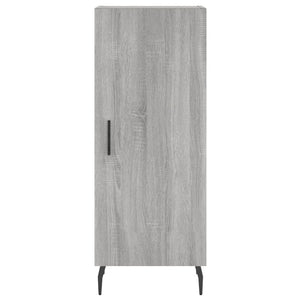 Credenza-Buffet-Armadio da cucina Grigio Sonoma 34,5x34x180 cm in Legno Multistrato 484530