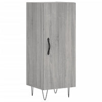 vidaXL Credenza Grigio Sonoma 34,5x34x180 cm in Legno Multistrato