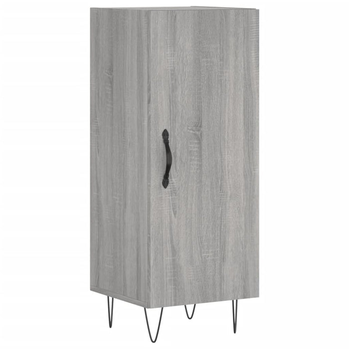vidaXL Credenza Grigio Sonoma 34,5x34x180 cm in Legno Multistrato