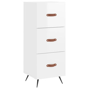 Credenza 34,5x34x180 cm in Legno Multistrato Bianco Lucido 3198827