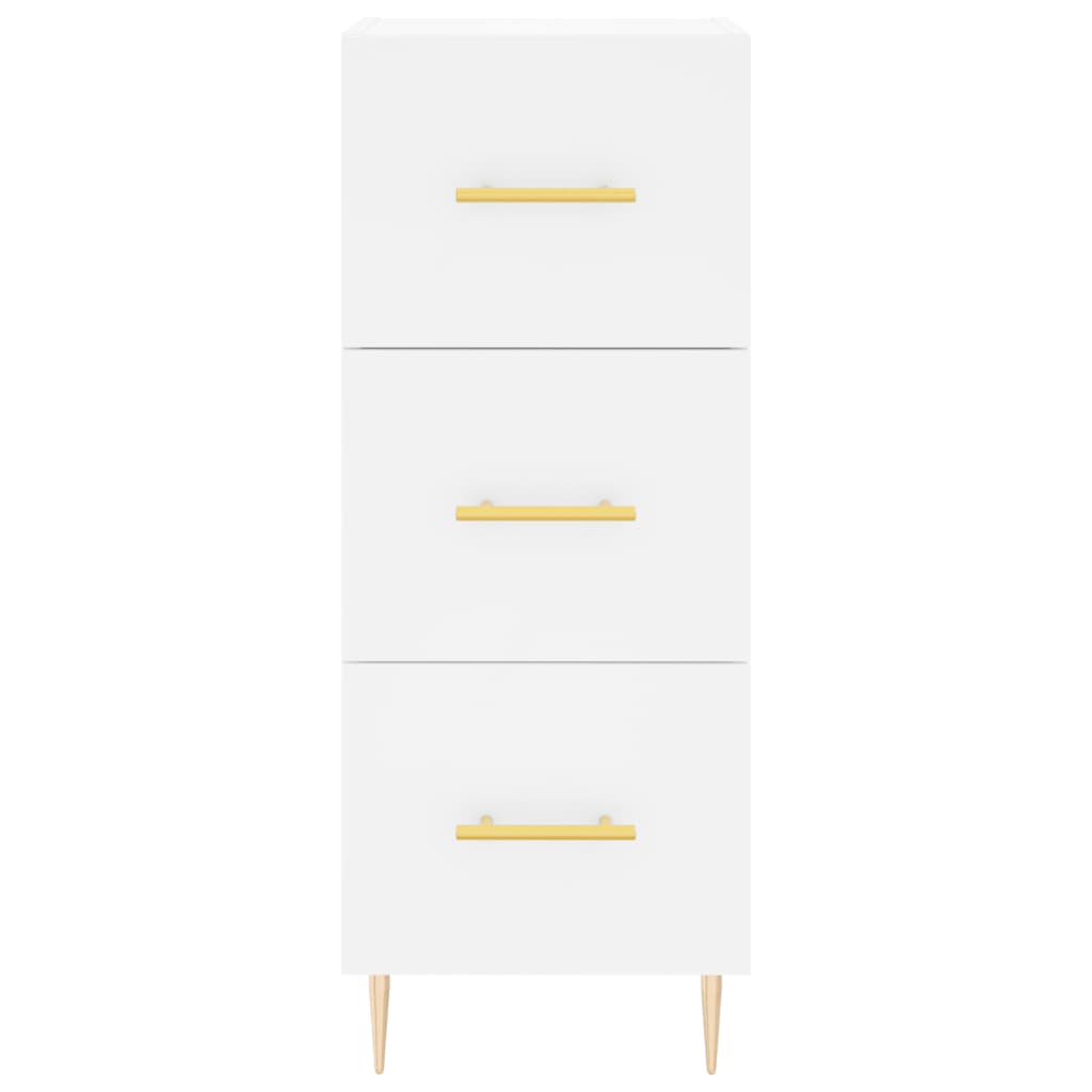 Credenza Bianca 34,5x34x180 cm in Legno Multistrato 3198841