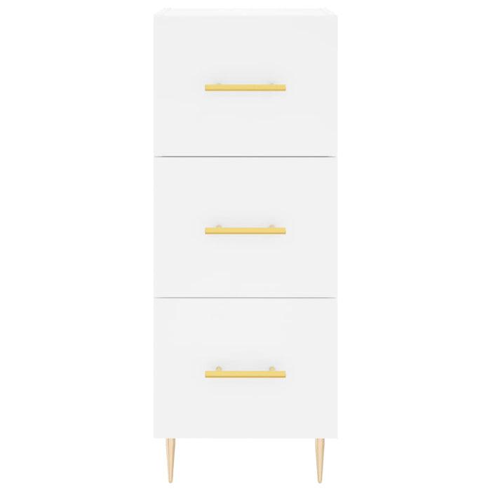 Credenza Bianca 34,5x34x180 cm in Legno Multistrato 3198841