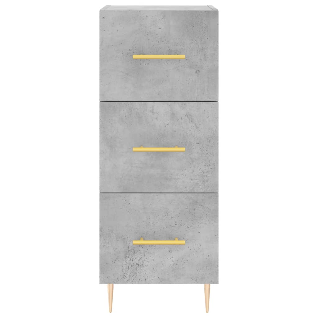 Credenza Grigio Cemento 34,5x34x180 cm in Legno Multistrato 3198845