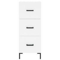 vidaXL Credenza Bianca 34,5x34x180 cm in Legno Multistrato