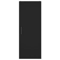 Credenza Nera 34,5x34x180 cm in Legno Multistrato 3198858